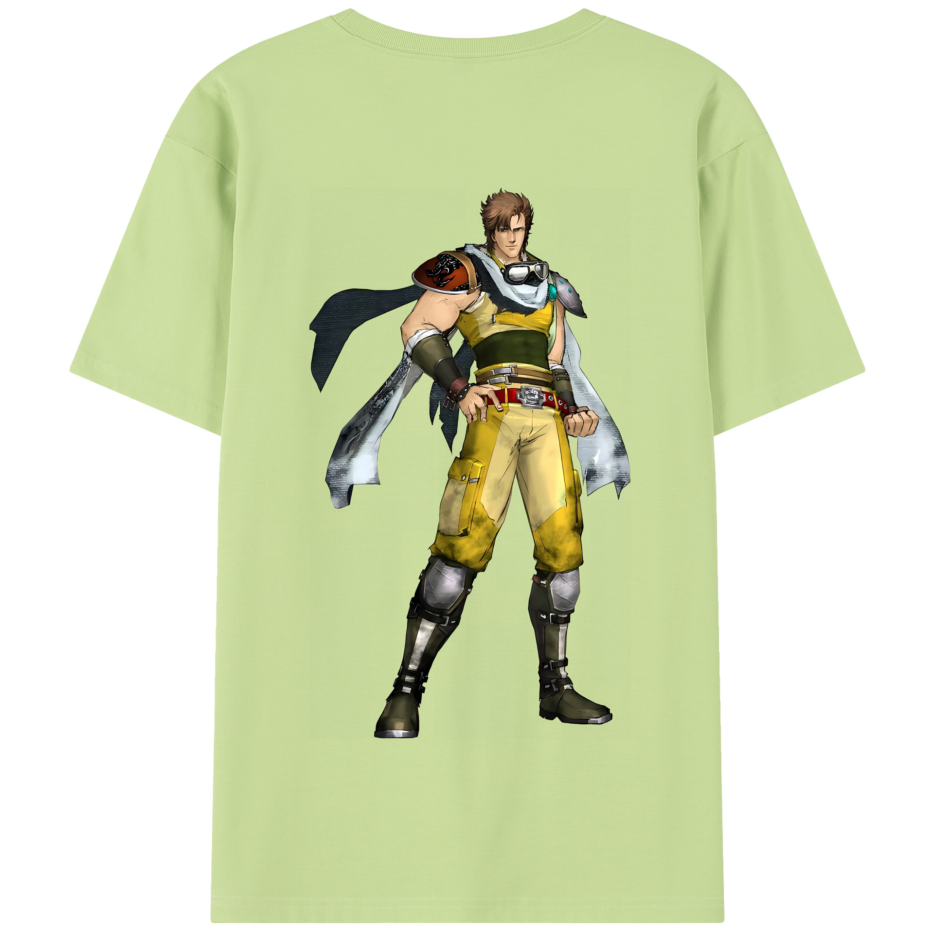 （画像用） 北斗の拳 Fist of the North Star 綿100％半袖Tシャツ（背面プリント）